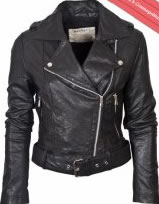 Vintage Biker Jacket Like Effys Black